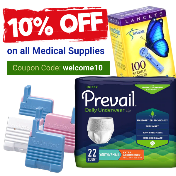 Save 10% on all Medical Supplies