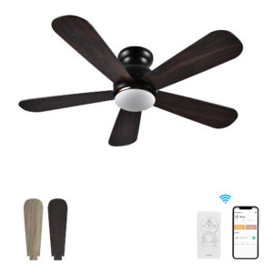 Smart ceiling fan with light save $113.5 with coupon and extra discount